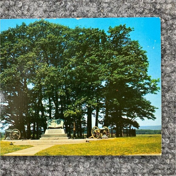 Vtg Gettysburg PA Postcard Lot Of 4 ￼‎ Battlefield Lincoln Speech Memorial Round - Picture 5 of 16